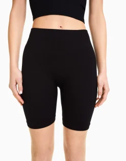 FEMME BERSHKA Pantalons*Cycliste seamless bord-côte