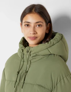 FEMME BERSHKA Vestes*Doudoune capuche oversize