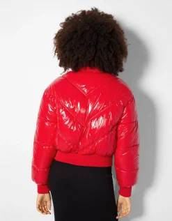 FEMME BERSHKA Vestes*Doudoune vinyle