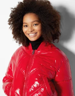 FEMME BERSHKA Vestes*Doudoune vinyle