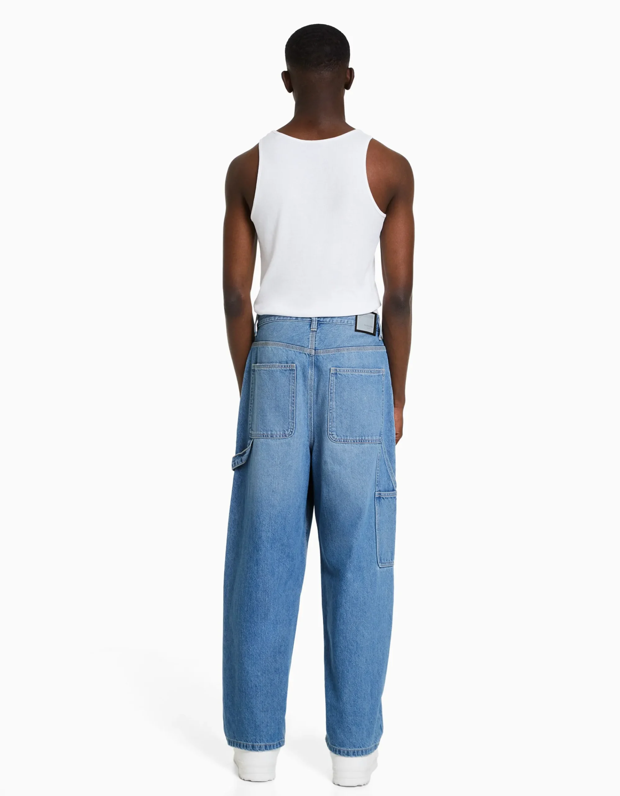 HOMME BERSHKA Vêtements*Jean baggy carpenter
