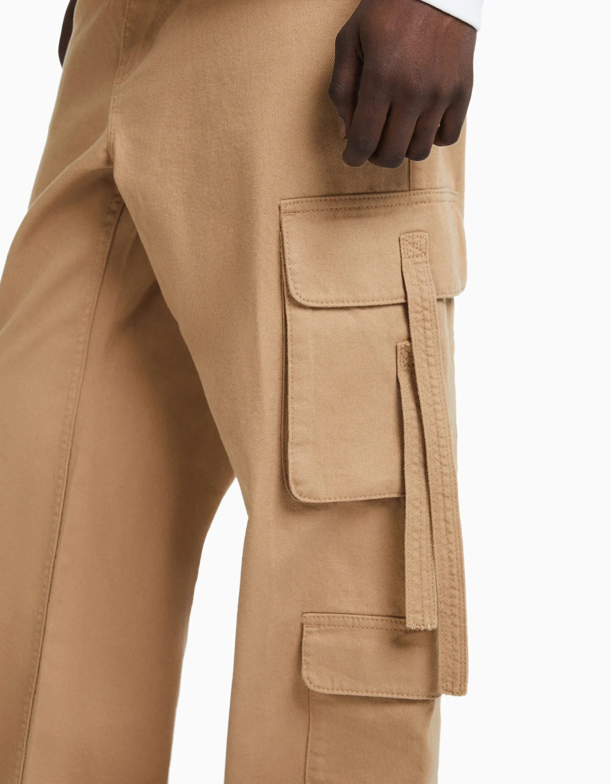 HOMME BERSHKA Vêtements*Jean cargo bandes