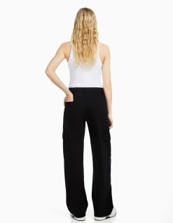 FEMME BERSHKA Jeans*Jean cargo straight