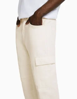 HOMME BERSHKA Cargo et parachute*Jean cargo wide