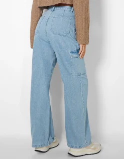 FEMME BERSHKA Jeans*Jean cargo wide