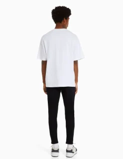 HOMME BERSHKA Jeans*Jean carotte déchiré