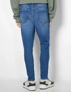 HOMME BERSHKA Jeans*Jean carotte déchiré