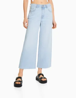 FEMME BERSHKA Jeans*Jean cropped wide leg
