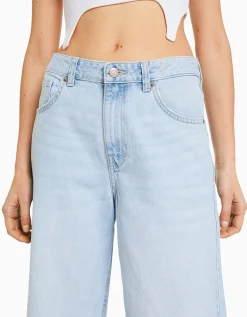 FEMME BERSHKA Jeans*Jean cropped wide leg