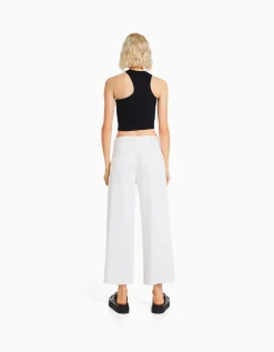 FEMME BERSHKA Jeans*Jean cropped wide leg