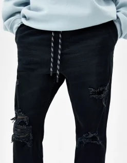 HOMME BERSHKA Pantalons et jeans*Jean jogger déchiré