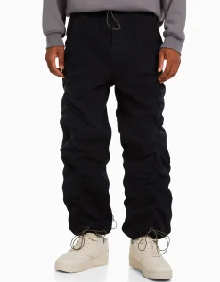 HOMME BERSHKA Vêtements*Jean jogger parachute gathering