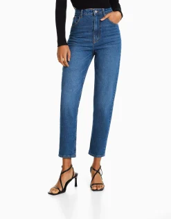 FEMME BERSHKA Jeans*Jean mom slim décontracté