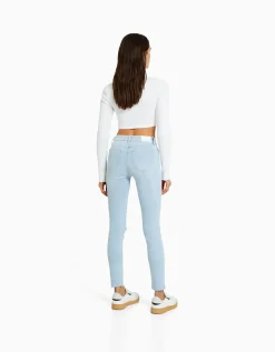 FEMME BERSHKA Jeans*Jean skinny taille basse vintage