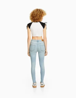 FEMME BERSHKA Jeans*Jean skinny taille haute