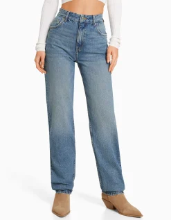 FEMME BERSHKA Vêtements*Jean straight