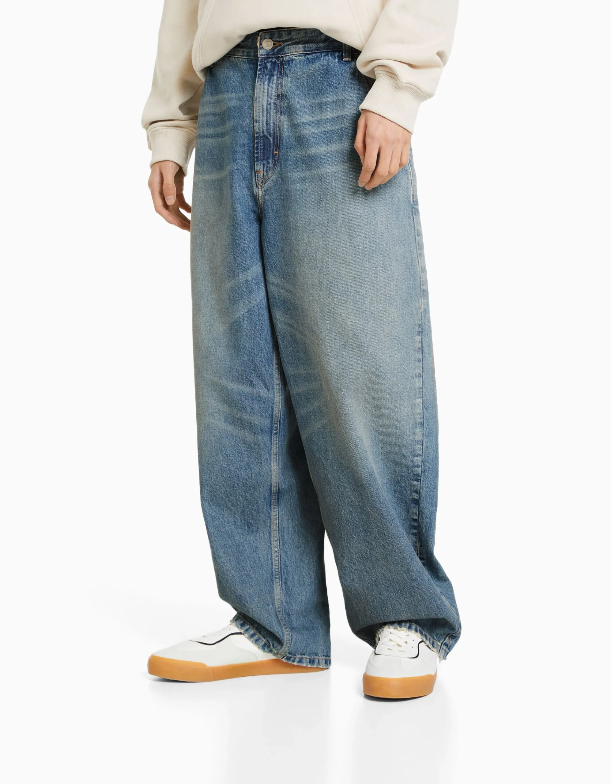 HOMME BERSHKA Vêtements*Jean wide skate