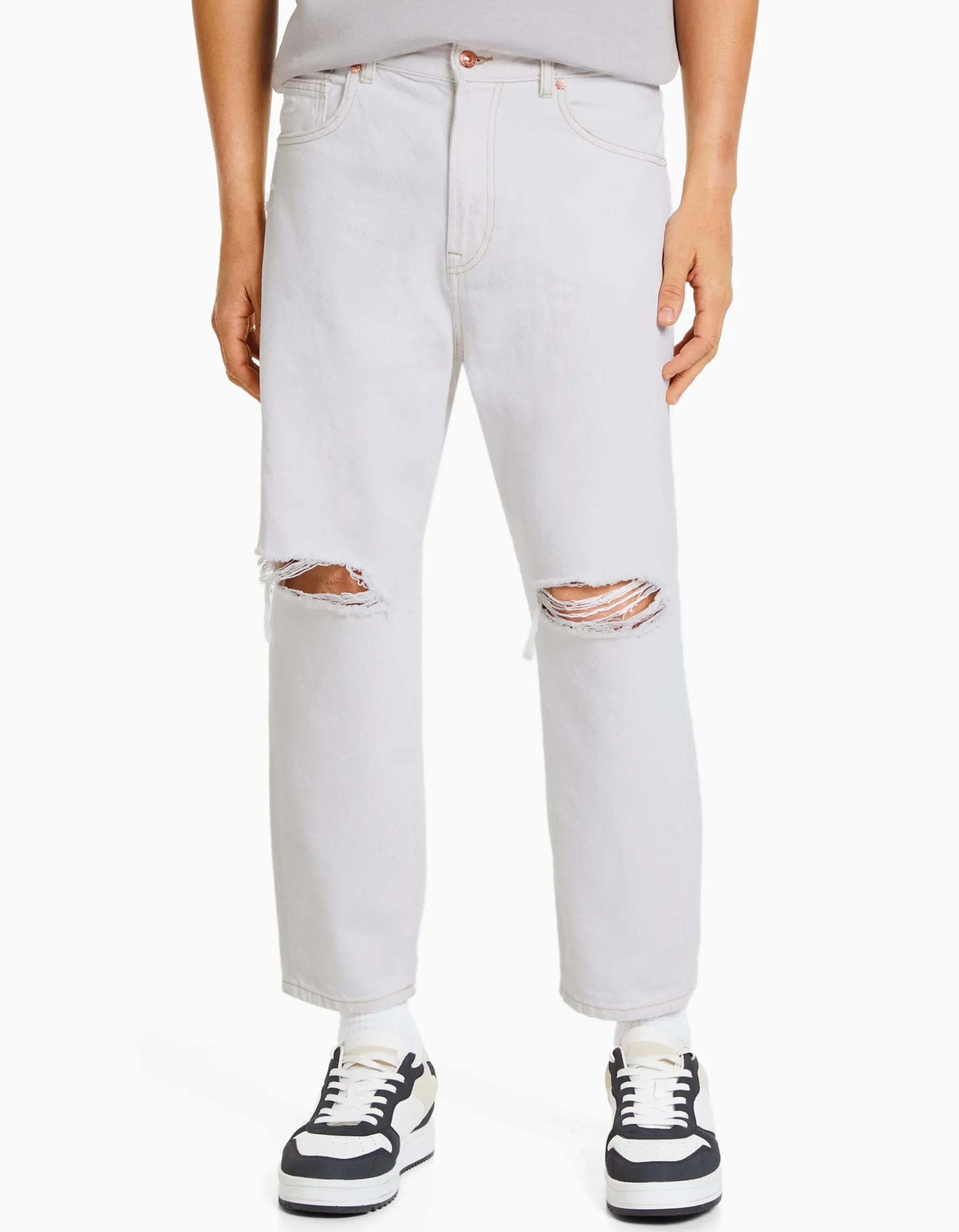 HOMME BERSHKA Jeans*Jeans loose déchirés