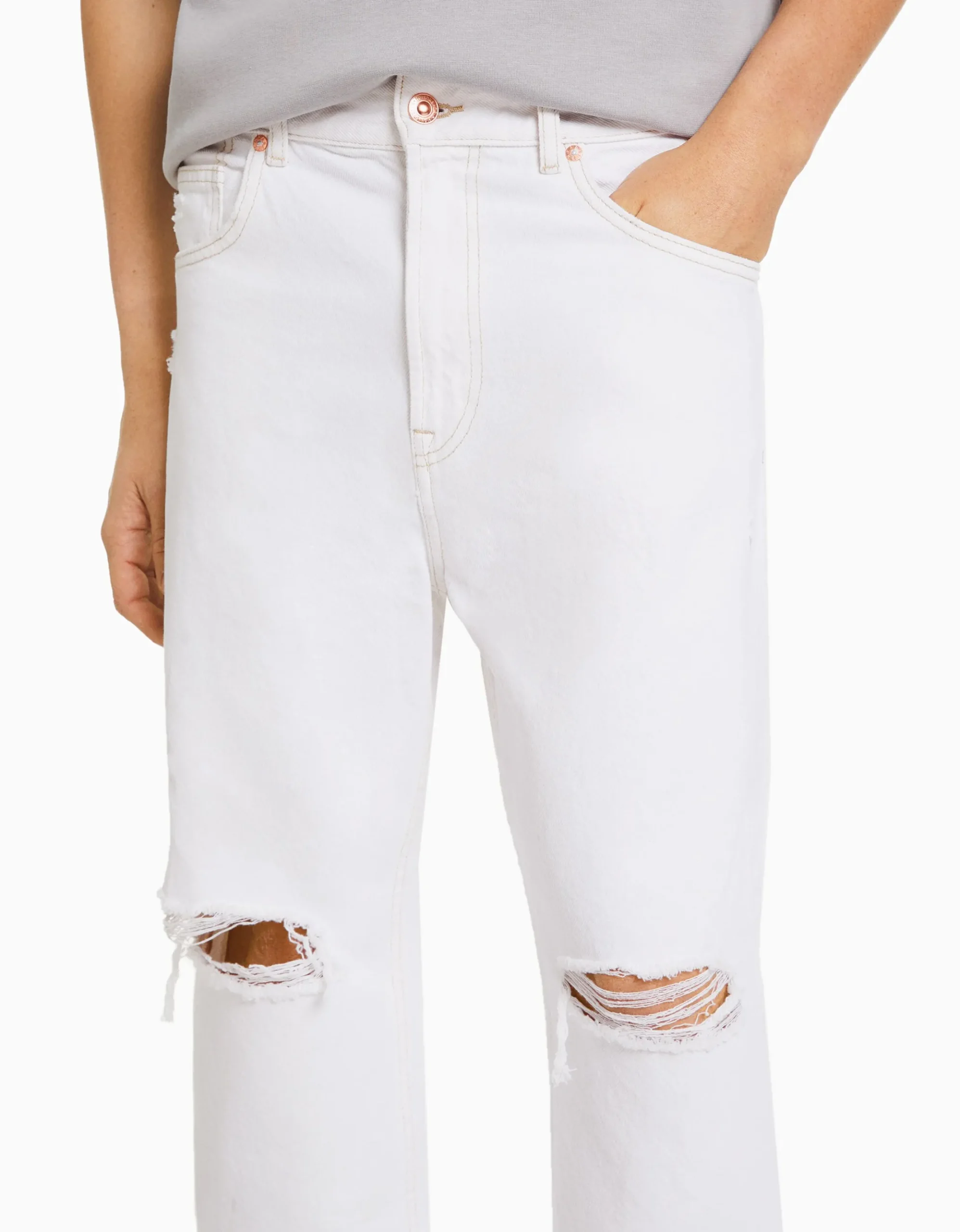 HOMME BERSHKA Jeans*Jeans loose déchirés
