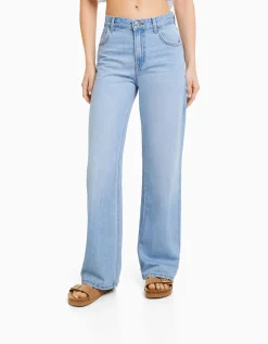 FEMME BERSHKA Vêtements*Jeans 90's wide leg