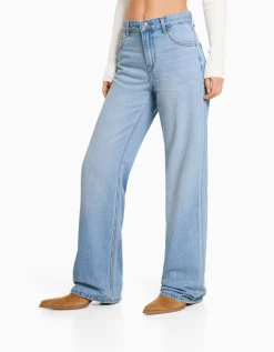 FEMME BERSHKA Vêtements*Jeans 90's wide leg