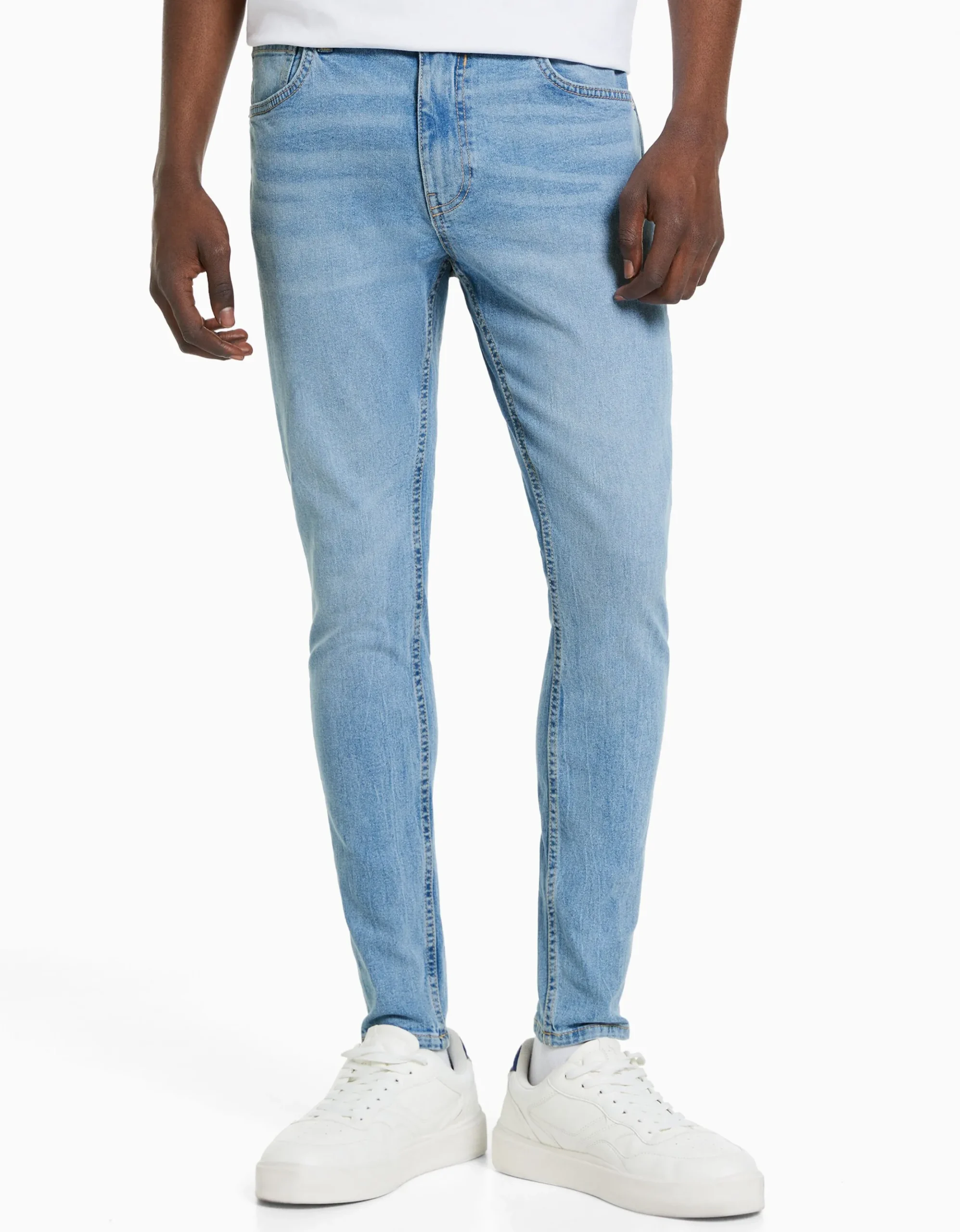 HOMME BERSHKA Pantalons et jeans*Jeans super skinny