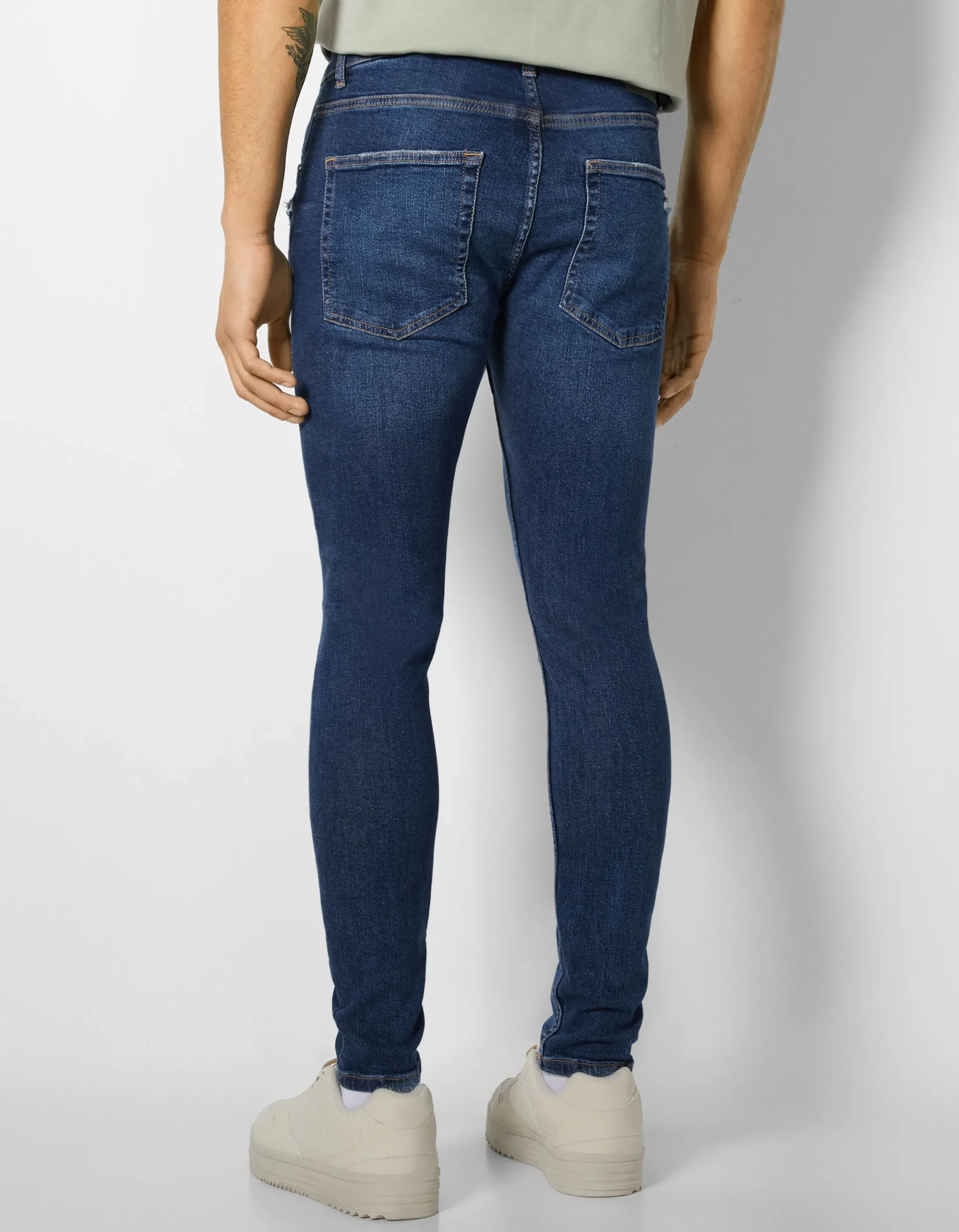 HOMME BERSHKA Jeans*Jeans super skinny déchirés