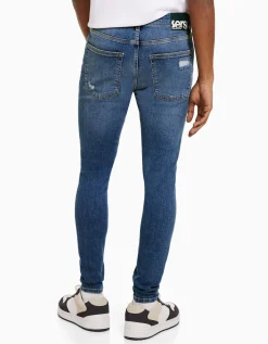 HOMME BERSHKA Jeans*Jeans super skinny déchirés