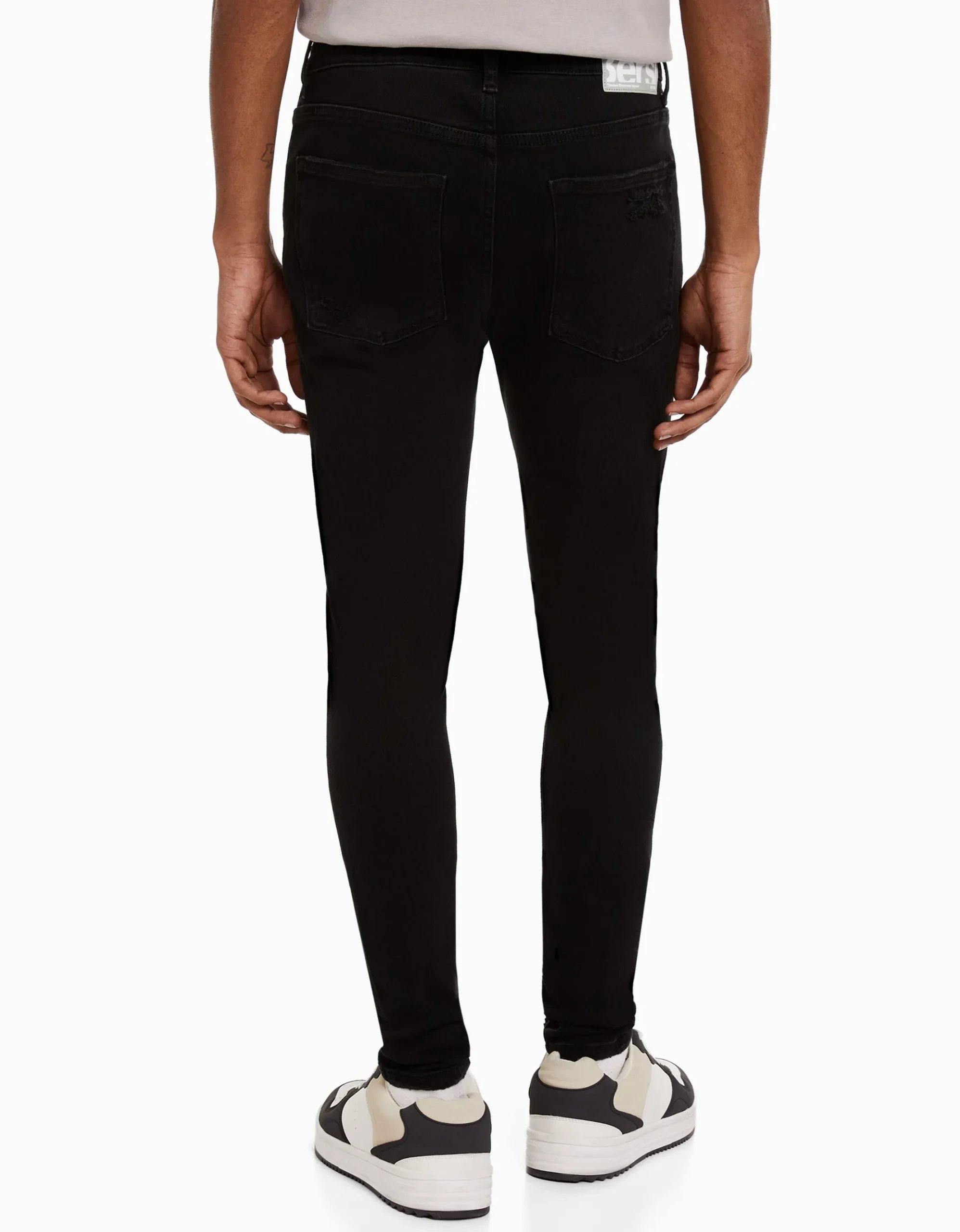 HOMME BERSHKA Jeans*Jeans super skinny déchirés