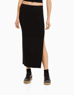FEMME BERSHKA #bershkastyle*Jupe longue coton