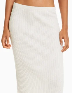 FEMME BERSHKA Jupes*Jupe midi maille rustique