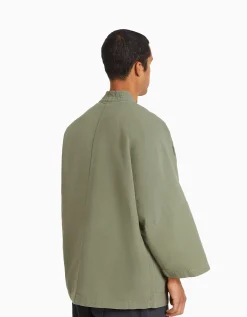 HOMME BERSHKA Surchemises*Kimono manches longues poches