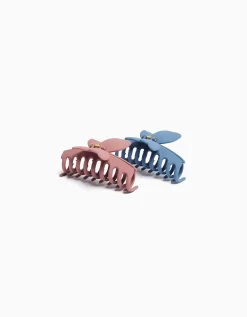 FEMME BERSHKA Tout voir*Lot 2 barrettes caoutchoutées détail