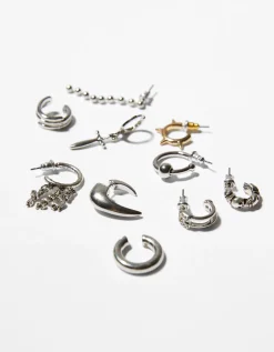 HOMME BERSHKA Tout voir*Lot 10 boucles d’oreilles