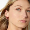 FEMME BERSHKA Tout voir*Lot 5 boucles d’eilles anneaux émail