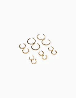 FEMME BERSHKA Tout voir*Lot 6 boucles d’eilles anneau