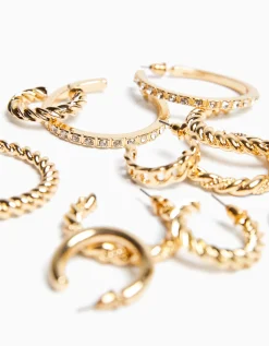 FEMME BERSHKA Tout voir*Lot 6 boucles d’eilles anneau