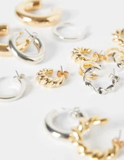 FEMME BERSHKA Tout voir*Lot 7 boucles d’eilles anneaux