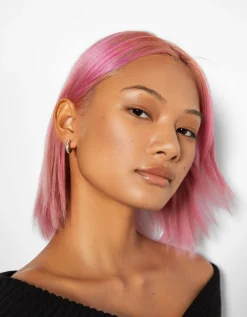 FEMME BERSHKA Tout voir*Lot 9 boucles d’oreilles brillants étoile cœur