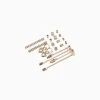FEMME BERSHKA Tout voir*Lot 9 boucles d’eilles cascade strass