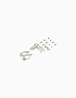 FEMME BERSHKA Tout voir*Lot 9 boucles d’oreilles edgy