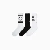 HOMME BERSHKA Chaussettes*Lot 3 paires de chaussettes imprimées