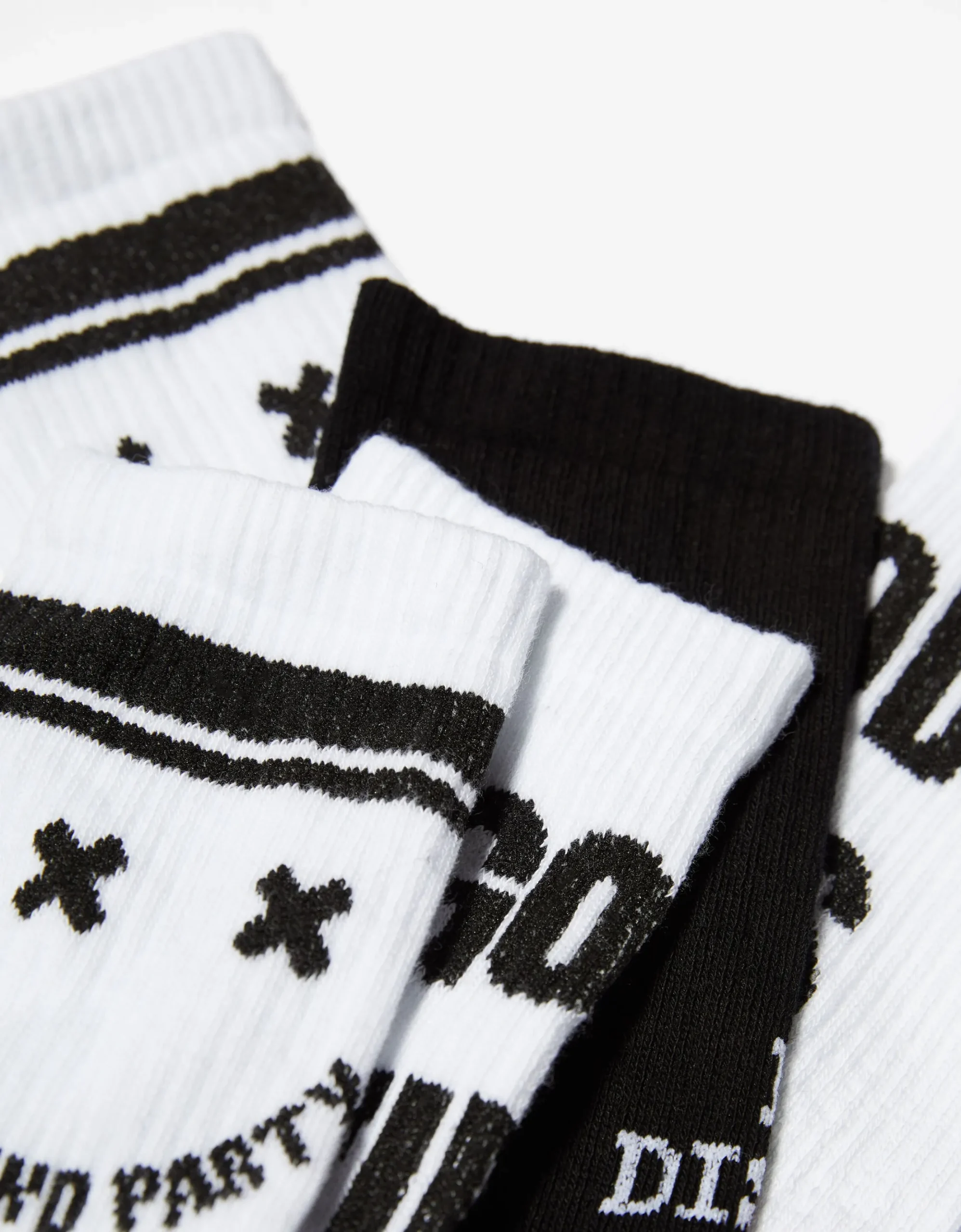 HOMME BERSHKA Chaussettes*Lot 3 paires de chaussettes imprimées