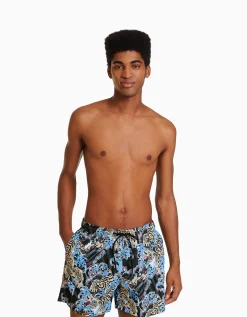 HOMME BERSHKA Maillots de bain*Maillot de bain imprimé tigre