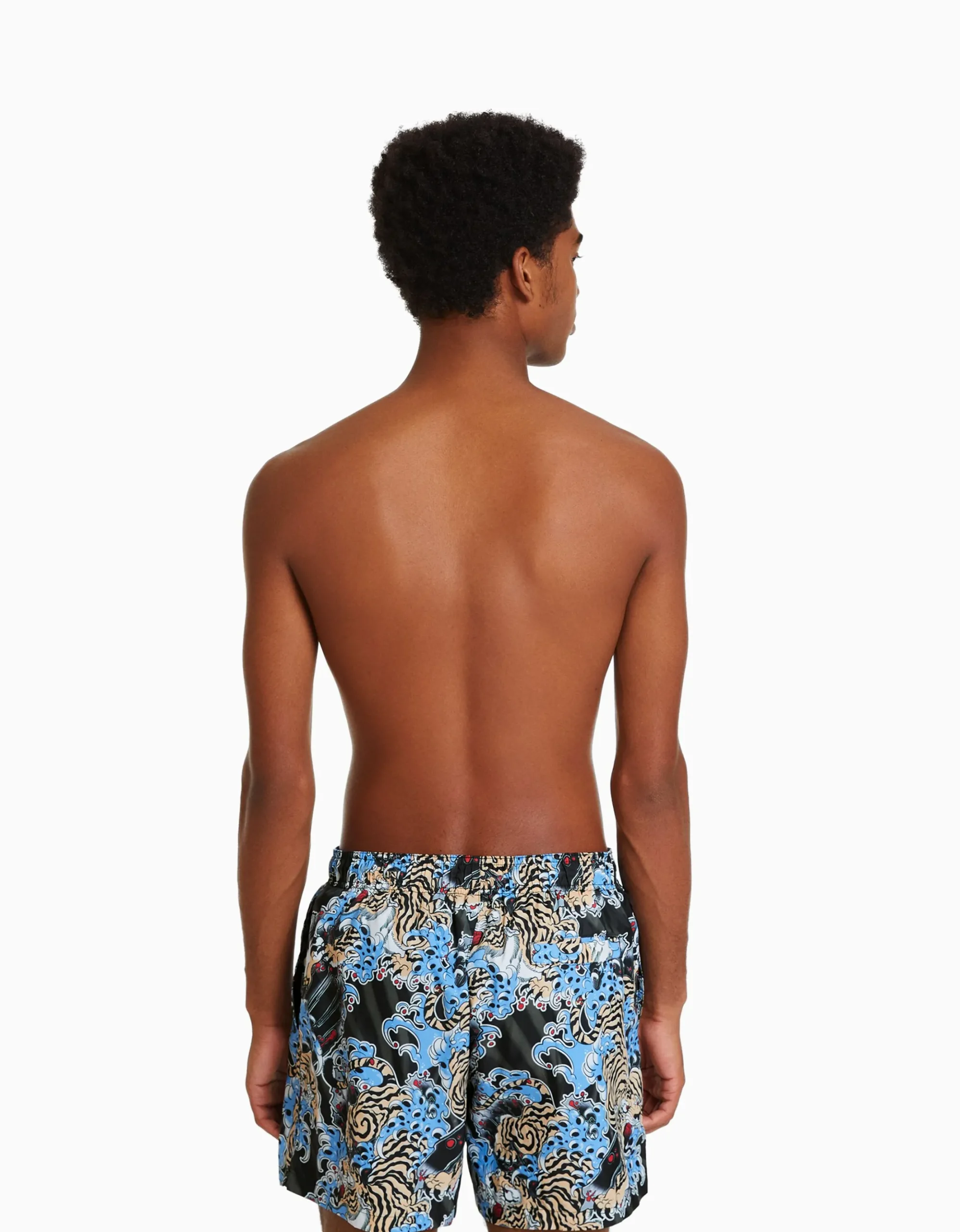 HOMME BERSHKA Maillots de bain*Maillot de bain imprimé tigre
