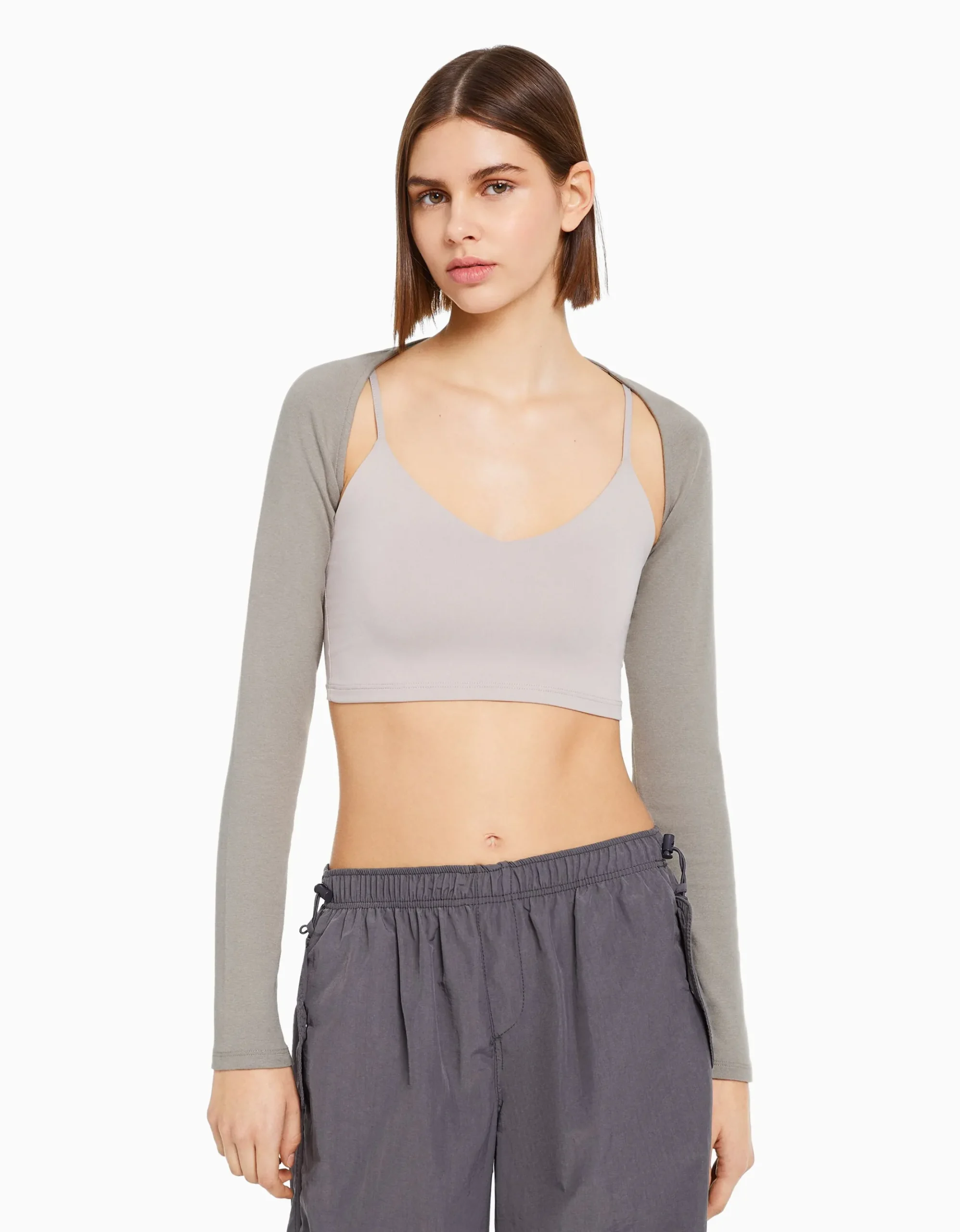FEMME BERSHKA Tee-shirts*Manchettes basiques