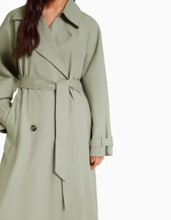 FEMME BERSHKA Best sellers*Manteau trench coton
