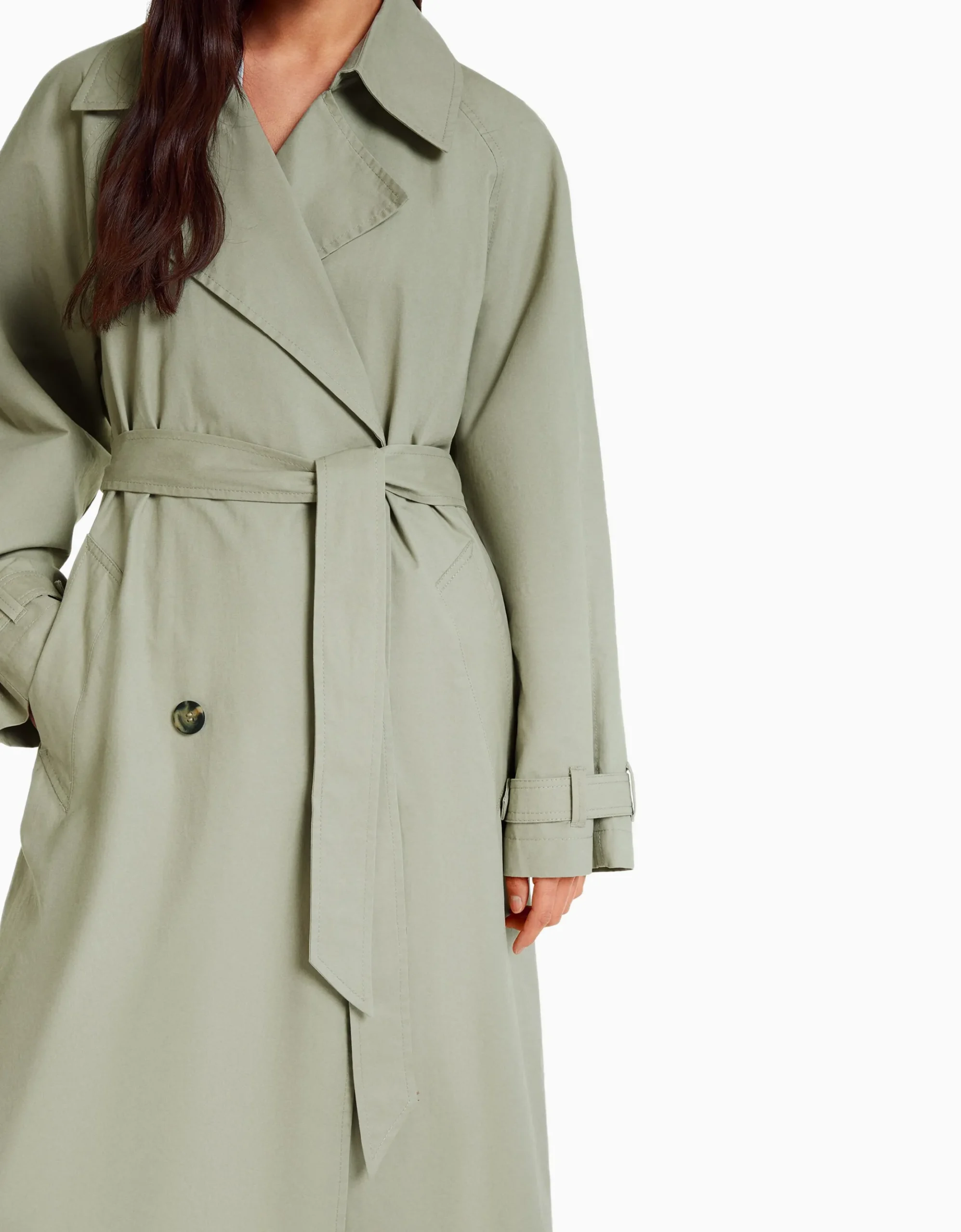 FEMME BERSHKA Best sellers*Manteau trench coton