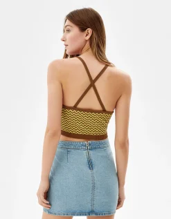 FEMME BERSHKA Jupes*Minijupe denim décontractée
