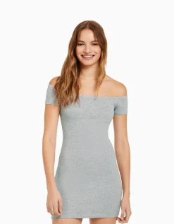 FEMME BERSHKA Robes*Mini-robe Bardot
